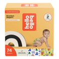 thumbnail image 1 of Pañales Hello Bello Talla 2 Premium 74 unidades Happy Camper Live Leaf, 1 of 9