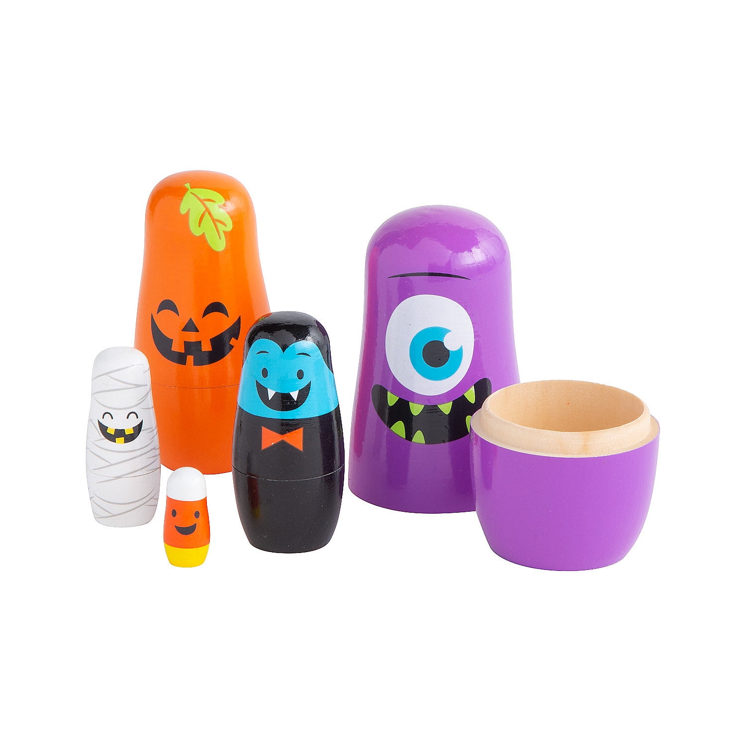 Halloween Nesting Dolls, Toys, Halloween, 5 Pieces