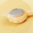 thumbnail image 2 of Pet Hair Cleaner Brush,Pet Combing Brush with Hair Removal Button, Artifact for Stroking Cats and Dogs (Yellow 1PCS), 2 of 5
