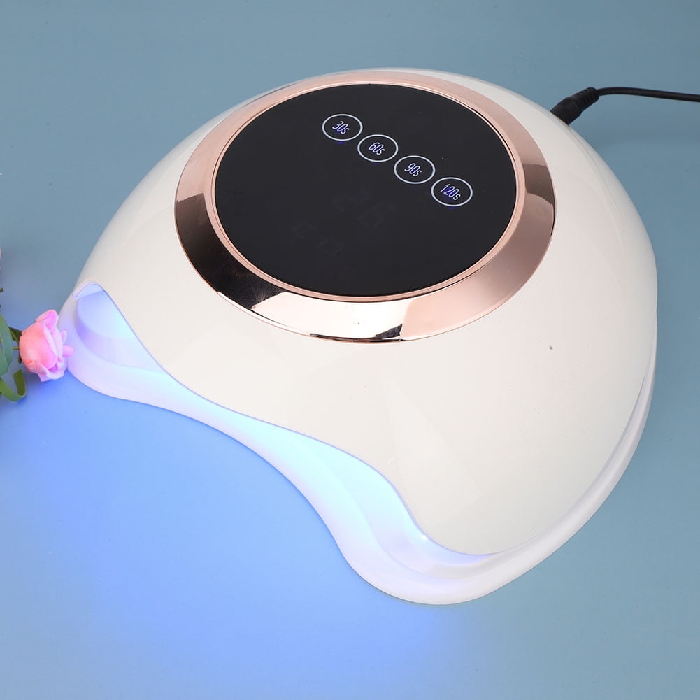 Xirurus 88W LED UV Nail Lamp Gel Dryer Machine with Timer, 30pcs LED Beads Manicure Curing Light, White