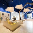 thumbnail image 4 of Shisuyan Creative Cloud Shape LED Pendant Lamp Fashion Cloth Decorative Ceiling Light for Home Restaurant Bar Cafe (without Ground Wire), 4 of 8