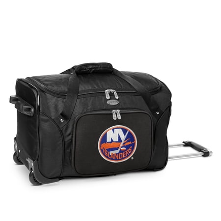 MOJO Black New York Islanders 22 2-Wheeled Duffel Bag
