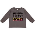 thumbnail image 3 of Inktastic Don't Mess with my Little Sister Boys or Girls Long Sleeve Toddler T-Shirt, 3 of 5