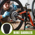 thumbnail image 4 of RENACLIPY 1Set Electric Scooter Seat Black Sponge Pu Rectangular For Electric Bicycles, 4 of 6
