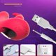thumbnail image 5 of Masajeador de 12 frecuencias para mujeres para relajación íntima, diseño de bajo ruido, vibrador recargable por USB resistente al agua de color rojo, 5 of 8