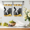 thumbnail image 3 of Sunflower Cows Kitchen Towels Set of 2, Farmhouse Floral Watercolor Botanical Plaid Absorbent Dish Towels for Kitchen, Microfiber Hand Towel, Quick Drying Tea Towel for Cleaning Decorative Dishcloths, 3 of 7