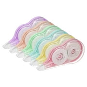 Uxcell Correction Tape White Out Correct Tape Eraser Tapes Dispenser Supplies for Office Home Colorful 6 Pack