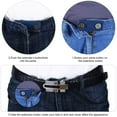 thumbnail image 3 of 9 Piezas Extensiones de Pretina, Extensiones de Botones para Pantalones, Extensión de Cintura Ajustable, Botón de Pantalones Vaqueros, para Pantalones de Hombre y Mujer, Traje de Jeans, Pantalones de, 3 of 6