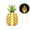 Orange_New#4372, variant on Pineapple LED Night Light, Decorative Lamp for Bedroom and Living Room