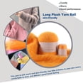 thumbnail image 2 of Toystoory Bufandas de 50g y 20g, juego de bolas de hilo para tejer a mano suave, suéteres para bebés, gorros, alfombras, Kit de hilo de Artesanía Naranja amarillo, 2 of 6