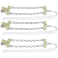 thumbnail image 2 of Juego de 3 cadenas antideslizantes de acero para una conducción segura en invierno, cadenas de tracción para nieve de tamaño mediano para automóviles, SUV y camiones, 2 of 5