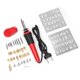 thumbnail image 5 of Kit de bolígrafo para quemar madera 37 en 1, 30W, soldador eléctrico, herramienta de pirograbado para tallar (enchufe europeo de 220V), 5 of 14