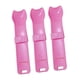 thumbnail image 3 of 3 piezas de comederos de tiras para gatos, soporte para cuchara exprimidora de tiras para puré líquido Rosa, 3 of 9