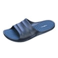thumbnail image 2 of Roxoni Men's Comfort Open Toe Slide Sandals, Anti Skid Rubber Sole, -sizes 8 to 13 -style #1245, 2 of 5