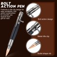 thumbnail image 3 of Bolígrafo Critiin Bolt Action, metal, 14 cm, con caja de regalo, 3 of 7