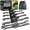 Gray, variant on Rhino USA 1" x 10' Retractable Ratchet Straps 1,209lb Break Strength (Black 4-Pack)