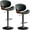 Green, variant on Homall Bar Stools Set of 2 Swivel Counter Height Bar Chairs Upholstered Bentwood Barstools with Back and Footrest for Kitchen, Coffee Bar, Black