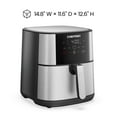 thumbnail image 7 of Chefman Turbofry Touch XL 8 Qt. Air Fryer With Digital Controls - Stainless Steel, 7 of 7