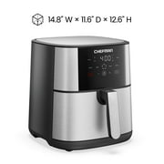 Chefman Turbofry Touch XL 8 Qt. Air Fryer With Digital Controls - Stainless Steel