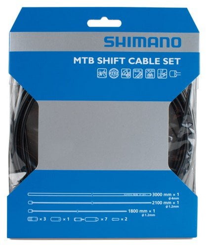 Shimano ST-9000 Bike Bicycle 4mm Outer Shift 6 pcs Gear Cable Long Nose Cap 