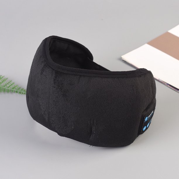 Máscara de ojos 3D con Bluetooth, auriculares inteligentes inalámbricos con llamadas de música, máscara para los oídos, artefacto transpirable para dormir, máscara para los ojos sombreada