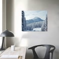 thumbnail image 3 of COMIO  Winter Scene Canvas Wall Art for Home Office Decor - Beautiful Winter Landscape Snow Trees Art Modern Cool Wall Paintings Print On Canvas HD Giclee Ready to Hang, 3 of 4
