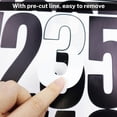 thumbnail image 4 of 5 Inch Vinyl Number Stickers,88 Pieces Self-Adhesive Large Numbers 0-9 and Punctuation Sticker for Mailbox,House Nummber,Inventory Classification and Marks,8 Sheets Black, 4 of 17