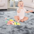 thumbnail image 3 of 5ft X 8ft Shag Fluffy Area Rugs For Living Room,Soft And Thick Fluffy Rug,Anti-Slip&Non Shedding Home Decor Rug,Tie-Dyed Living Room Carpet For Girls Kids Baby Teen, 3 of 9