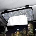 thumbnail image 1 of Car Sun Visor Tissue Box Holder Crystal Shiny Napkin Holder, 1 of 5