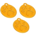 thumbnail image 2 of Miangastore 3Pcs Pet ID Tags Personalized Dog Tags Aluminium Dog Paw Shape Hanging Tags, 2 of 9