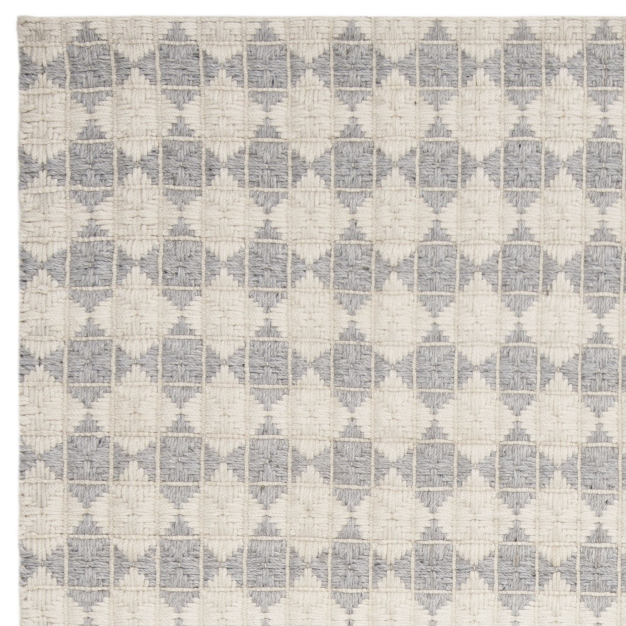 SAFAVIEH Natura Quincy Braided Geometric Area Rug, Silver/Ivory, 8' x 10'