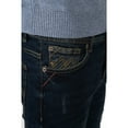thumbnail image 5 of RAW X  Boy's RawX Distressed Neon Stitch Jeans, Indigo, 10, 5 of 6