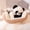 F, variant on Qiopertar Pet Figurine, Adorable Sleeping Animal Plush Toy, Soft Polyester Stuffed Animal for KidsNursery Decor Cuddling Playtime