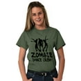 thumbnail image 3 of Zombie Dance Crew Walking Apocalypse Plus Size Crewneck Graphic Tee Shirt Brisco Brands 2X, 3 of 5