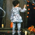 thumbnail image 3 of Kids Clown Costume Halloween, Classic Movies Character Fancy Dress Suit for Boys Girls Carnival Party 3-10 Years, 3 of 6
