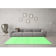 thumbnail image 3 of Ahgly Company Indoor Rectangle Solid Emerald Green Modern Area Rugs, 3' x 5', 3 of 4
