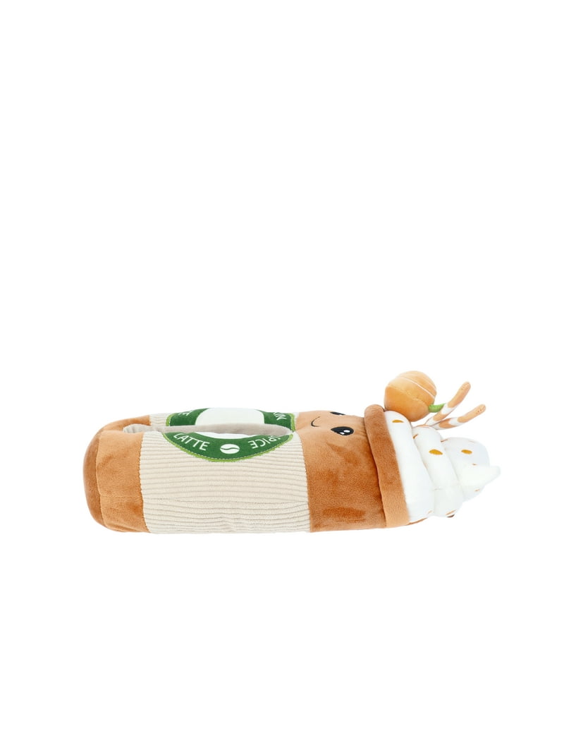 Feetmoji Women's Pumpkin Latte Slippers - Walmart.com