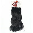 thumbnail image 2 of LELINTA 17" Women Curly Long Hair in hair extensions 8 Pieces 18 Clips 140g Dark Black, 2 of 4