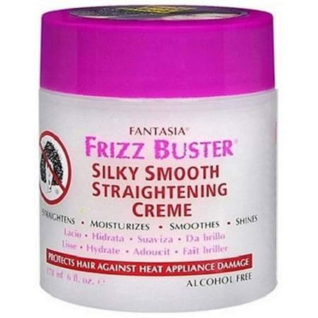 Fantasia Frizz Buster Silky Smooth Straightening Creme, 6 (Best Way To Straighten Short Hair)