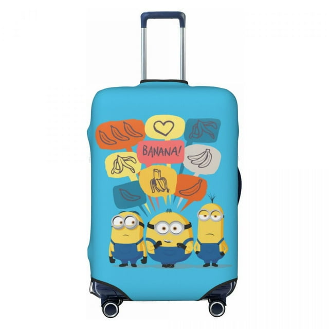 Custom Minions Luggage Cover Protector Washable Travel Suitcase Covers