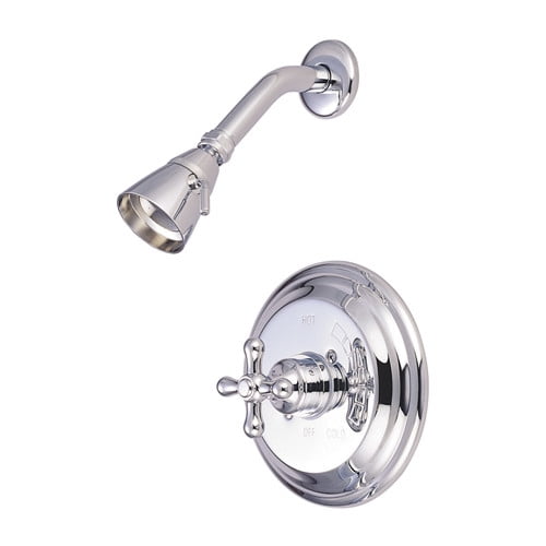 Kingston Brass KB3631AXSO Restoration Pressure Balanced Shower Faucet, Polished Chrome