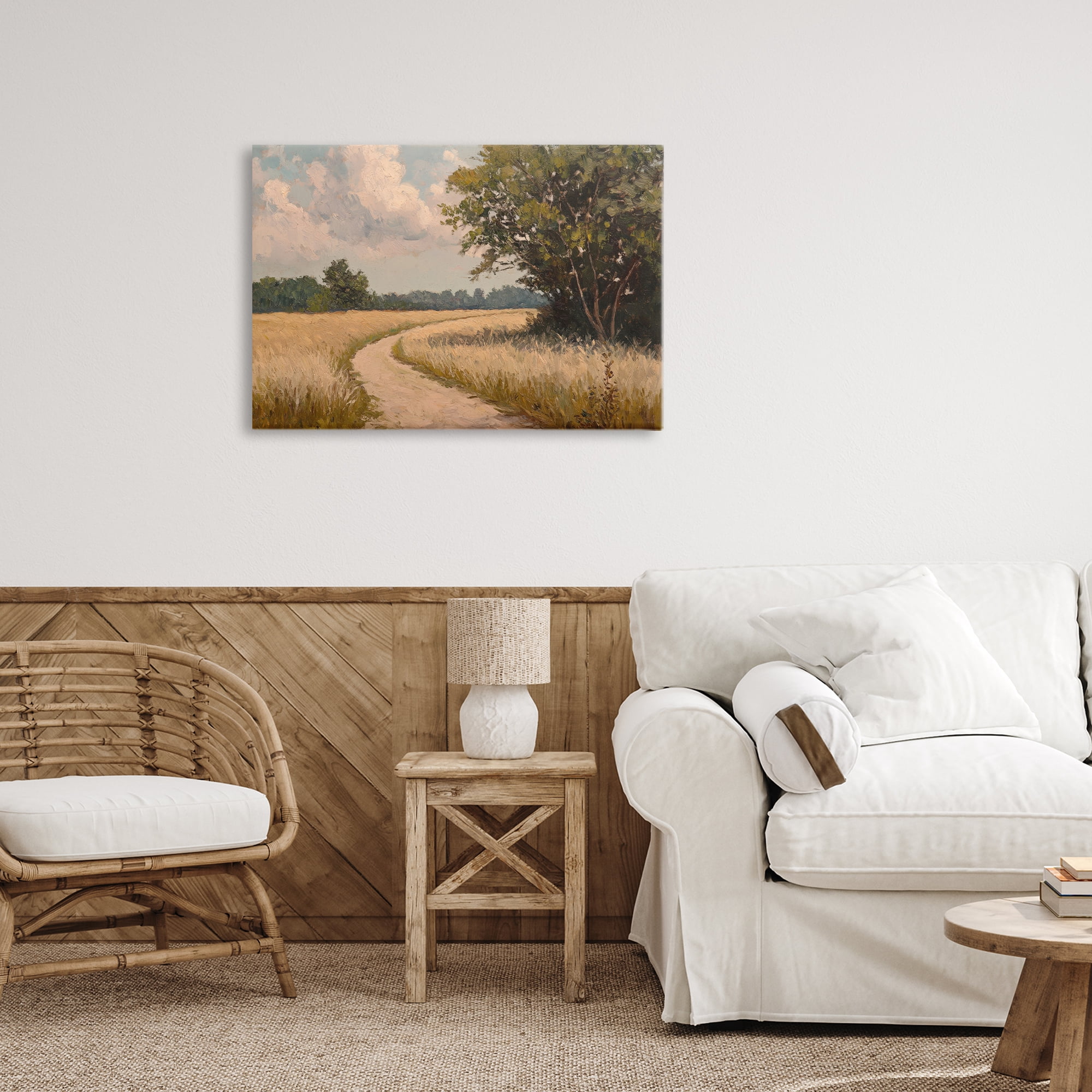 Stupell Industries Peaceful Thinking Path Canvas Wall Art, design by Petal Prints Design