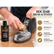 Suede & Nubuck Cleaner Kit, Hog Hair Brush-Activated Cleaning & Nap Care