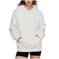 thumbnail image 4 of FchengtaiS Unisex Sparkly Glitter Print Hoodies Long Sleeve Hooded Sweatshirt Casual Fashion Bling Shimmery Pullover Tops, 4 of 5