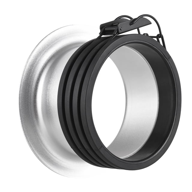 Speedring Adapter for Flashes, Aluminum Alloy Speedring Adapter Converter for Monolight LED Light, Easy to Install