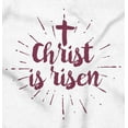 thumbnail image 2 of Jesus Christ Risen Easter Believe God Women Crewneck Sweatshirt Brisco Brands S, 2 of 6