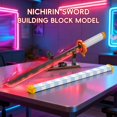 thumbnail image 3 of Set de construcción GHQYTPR de 790 piezas: katana de anime con soporte, 3 of 8