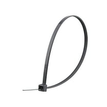 Secure Cable Ties 11 Inch High-Temp Resistant UV Black Standard Thermoflex Cable Ties - 100 Pack