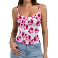 thumbnail image 3 of PINKMSTYLE Débardeurs Basiques pour Femmes à Encolure Dégagée Doublée Débardeurs Ajustables d'Été Sans Manches, 3 of 6