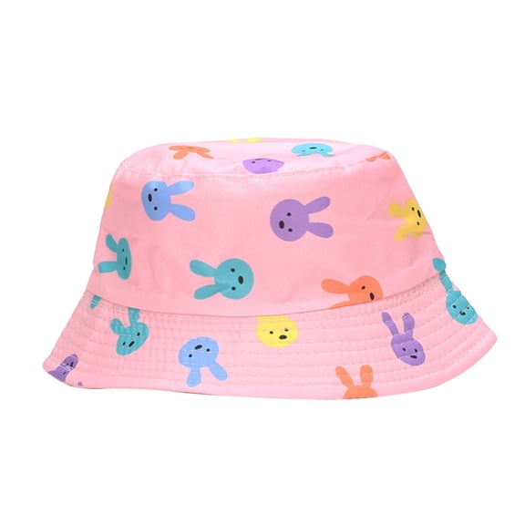lnmuld Kids Sun Hat Animal Floral Print Adjustable Outdoor Bucket Cap Size:1-5 Years